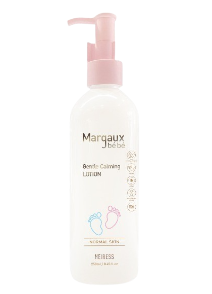 Margaux bébé by Heiress - Baby gentle calming lotion - 500x 500 - Bottle