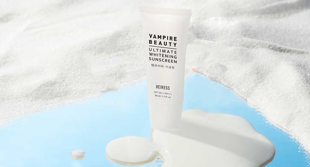 Vampire ultimate whitening sunscreen by Heiress - Mockup 1